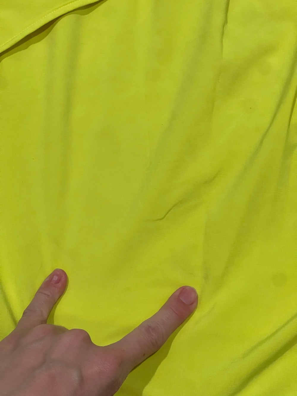 Lululemon Hotty Hot Neon Yellow Skort Skirt long Size 8 - Picture 6 of 13